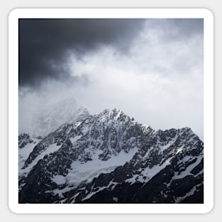 Still Mountains with Moody Clouds Sticker